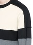 Detail View - Click To Enlarge - PORTS 1961 - Colourblock wool sweater