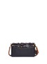 Detail View - Click To Enlarge - COACH - 'Dinky' tea rose patch glovetanned leather crossbody bag