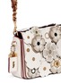  - COACH - 'Dinky' tea rose patch glovetanned leather crossbody bag