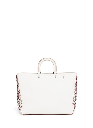 Detail View - Click To Enlarge - COACH - 'Rogue' Coach Link panel glovetanned leather tote