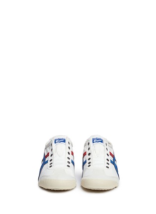 Front View - Click To Enlarge - ONITSUKA TIGER - 'Mexico 66' canvas slip-on sneakers