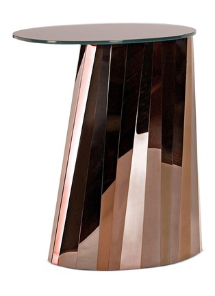 Main View - Click To Enlarge - CLASSICON - Pli high side table – Pyrite Bronze