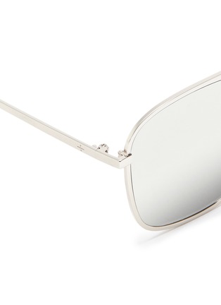 Detail View - Click To Enlarge - BLANC & ECLARE - 'Geneva Large' metal aviator mirror sunglasses