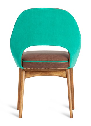 Detail View - Click To Enlarge - SELF. - Bill chair – Chocolate Brown/Green