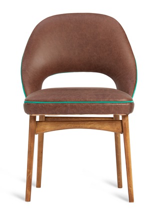 Main View - Click To Enlarge - SELF. - Bill chair – Chocolate Brown/Green