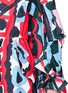 Detail View - Click To Enlarge - ANGEL CHEN - Tribal print crepe oversized windbreaker jacket