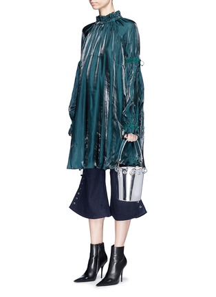 Figure View - Click To Enlarge - ANGEL CHEN - Mini ring mirror bucket bag