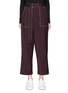 Main View - Click To Enlarge - FFIXXED STUDIOS - Belted cropped wide leg suiting work pants
