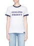 Main View - Click To Enlarge - TOPMAN - 'Feeling Frosty' slogan print T-shirt