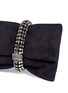 Detail View - Click To Enlarge - JIMMY CHOO - 'Chandra' jewelled bracelet suede clutch