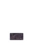 Detail View - Click To Enlarge - JIMMY CHOO - 'Lucile' coarse glitter crossbody clutch