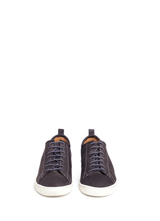 Front View - Click To Enlarge - PAUL SMITH - 'Miyata' nubuck leather sneakers