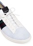 Detail View - Click To Enlarge - PAUL SMITH - 'Rabknit' webbing stitch mesh sneakers