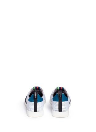 Back View - Click To Enlarge - PAUL SMITH - 'Rabknit' webbing stitch mesh sneakers