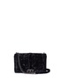 Main View - Click To Enlarge - REBECCA MINKOFF - 'Love' chevron quilted crushed velvet crossbody bag
