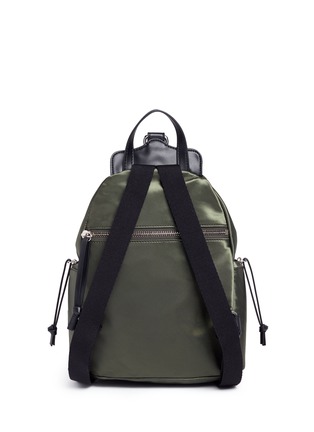Detail View - Click To Enlarge - REBECCA MINKOFF - 'Julian' satin backpack