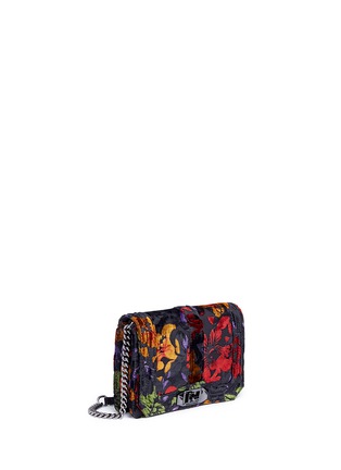 Detail View - Click To Enlarge - REBECCA MINKOFF - 'Love' small floral burnout crossbody bag