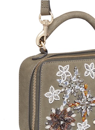  - REBECCA MINKOFF - 'Stargazing' embellished nubuck leather crossbody box bag