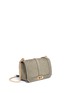 Detail View - Click To Enlarge - REBECCA MINKOFF - 'Love' quilt embossed nubuck leather crossbody bag