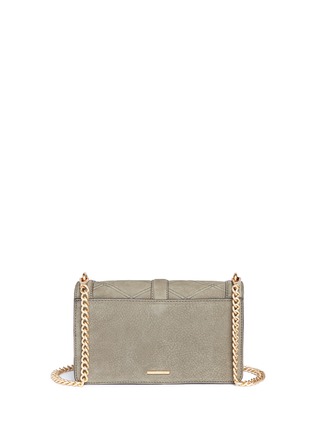 Detail View - Click To Enlarge - REBECCA MINKOFF - 'Love' quilt embossed nubuck leather crossbody bag