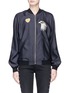 Main View - Click To Enlarge - CLOSED - x Jupe by Jackie heart and eagle embroidered twill bomber jacket