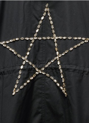 Detail View - Click To Enlarge - 73115 - 'Bijou Big' star embellished hooded canvas M-51 parka