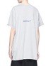 Back View - Click To Enlarge - 73115 - 'Goodbye' sequin slogan oversized T-shirt