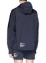 Back View - Click To Enlarge - 73398 - Reversible reflective trim colourblock track jacket