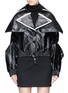 Main View - Click To Enlarge - JINNNN - Detachable sleeve leather jacket