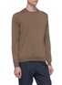 Front View - Click To Enlarge - INCOTEX - Virgin wool blend sweater