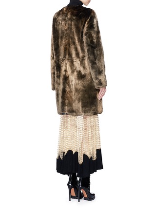 Back View - Click To Enlarge - YVES SALOMON - Mink fur coat