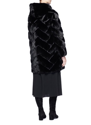 Figure View - Click To Enlarge - YVES SALOMON - Reversible mink fur down puffer coat