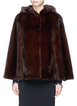 Main View - Click To Enlarge - YVES SALOMON - Mink fur cape