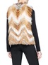 Figure View - Click To Enlarge - YVES SALOMON - Fox and raccoon fur gilet