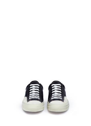 Front View - Click To Enlarge - DRIES VAN NOTEN - Colourblock leather sneakers
