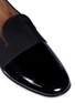 Detail View - Click To Enlarge - DRIES VAN NOTEN - Grosgrain panel patent leather loafers
