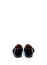 Back View - Click To Enlarge - DRIES VAN NOTEN - Grosgrain panel patent leather loafers