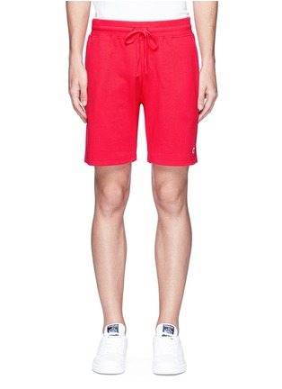 Main View - Click To Enlarge - 10017 - 'Circumflex' cotton piqué sweat shorts