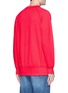 Back View - Click To Enlarge - 10017 - 'Circumflex' cotton piqué sweatshirt