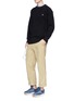 Figure View - Click To Enlarge - 10017 - 'Circumflex' cotton piqué sweatshirt