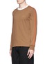 Front View - Click To Enlarge - 10017 - 'AYSO' contrast trim long sleeve T-shirt