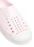 Detail View - Click To Enlarge - NATIVE  - 'Jefferson Block' colourblock perforated toddler slip-on sneakers