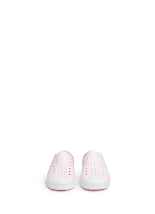 Figure View - Click To Enlarge - NATIVE  - 'Jefferson Block' colourblock perforated toddler slip-on sneakers
