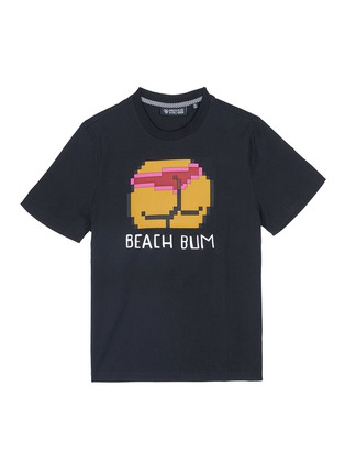 Main View - Click To Enlarge - 8-BIT - 'Beach Bum' rubber appliqué unisex T-shirt