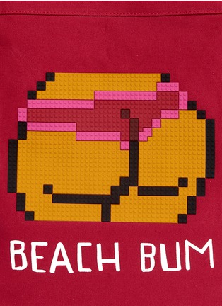  - 8-BIT - 'Beach Bum' rubber appliqué tote bag