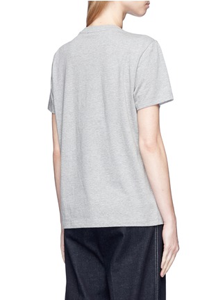 Back View - Click To Enlarge - JW ANDERSON - Lettuce patch cotton jersey T-shirt