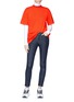 Figure View - Click To Enlarge - ACNE STUDIOS - 'Climb Star' skinny fit jeans