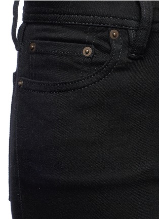 Detail View - Click To Enlarge - ACNE STUDIOS - 'CLIMB' RAW SKINNY JEANS