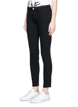 Front View - Click To Enlarge - ACNE STUDIOS - 'CLIMB' RAW SKINNY JEANS