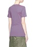 Back View - Click To Enlarge - ACNE STUDIOS - 'NAPA FACE' STRIPE T-SHIRT